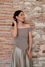 Set Fernanda Gris perlado