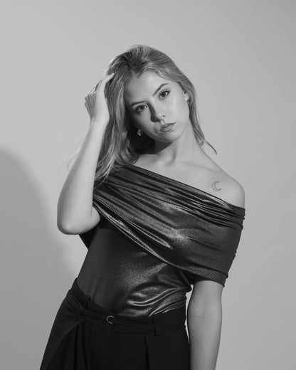 Top brillo bardot