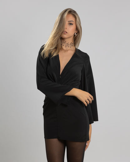 Chocker ramillete negro
